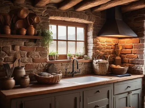 vintage kitchen,victorian kitchen,inglenook,kitchen interior,kitchens,country cottage,scullery,kitchen,the kitchen,stone oven,tile kitchen,kitchen design,rustic,provencal life,wooden beams,big kitchen,chefs kitchen,kitchen shop,provencal,tagines,Illustration,Paper based,Paper Based 14