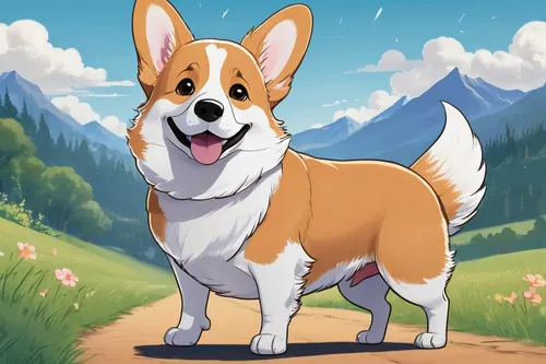 welsh corgi,corgi,pembroke welsh corgi,the pembroke welsh corgi,welsh corgi pembroke,corgis,cardigan welsh corgi,welschcorgi,welsh corgi cardigan,welsh cardigan corgi,corgi face,akita,akita inu,dog illustration,icelandic sheepdog,canidae,dog drawing,nikko,dog hiking,long-haired hihuahua,Illustration,Japanese style,Japanese Style 07