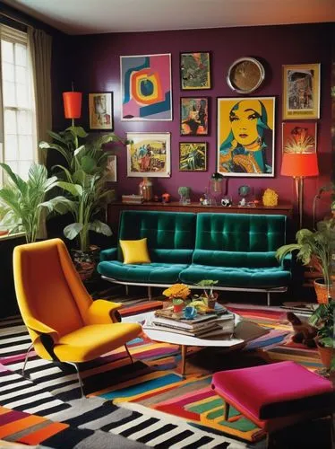 mid century modern,modern decor,maximalism,interior decor,interior design,contemporary decor,mid century,interior decoration,mahdavi,sottsass,apartment lounge,livingroom,sitting room,chaise lounge,maximalist,living room,great room,mid century house,bohemian art,technicolour,Photography,Black and white photography,Black and White Photography 10