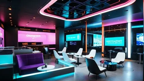 cybercafes,ufo interior,cybercafe,nightclub,spaceship interior,computer room,Photography,General,Realistic