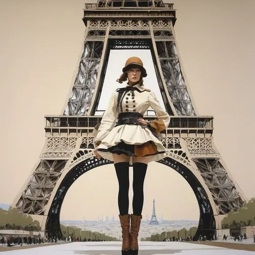 universal exhibition of paris,paris clip art,parisienne,photomontages,photomontage,paris - london,courreges,frenchwoman,parigi,parisii,eiffel,photo manipulation,paris,image manipulation,eifel,paree,photoshop manipulation,pariz,fashion girl,parisian,Conceptual Art,Fantasy,Fantasy 10