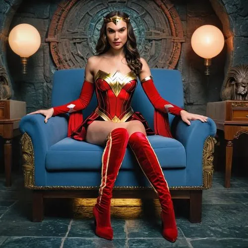 wonder woman city,wonderwoman,wonder woman,goddess of justice,fantasy woman,super heroine,wonder,super woman,captain marvel,figure of justice,justice league,the throne,the enchantress,throne,regal,trinity,woman power,superhero,lasso,asian costume