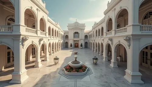 courtyard,inside courtyard,theed,courtyards,marble palace,palaces,3d rendering,nizwa souq,venetian hotel,qasr al watan,render,city palace,oman,caravansary,nizwa,hadramaut,caravanserai,colonnades,europe palace,arcaded,Photography,General,Realistic