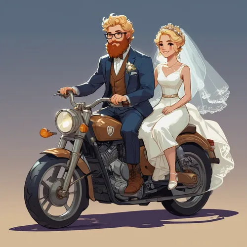 wedding couple,just married,family motorcycle,wedding icons,motorcycle,bride and groom,motorbike,wedding photo,newlyweds,scooter riding,vintage man and woman,motorcycles,vintage boy and girl,silver wedding,wedding car,groom bride,man and wife,honeymoon,motor scooter,motorcycling,Illustration,Vector,Vector 03