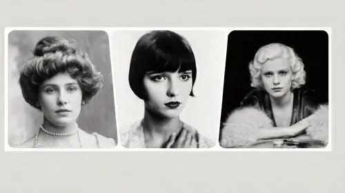 twenties women,art deco woman,vintage women,1920s,art deco frame,retro women,women silhouettes,vintage girls,roaring twenties,1920's,art nouveau frames,hairdressing,roaring 20's,ethel barrymore - female,vintage female portrait,art deco,joint dolls,women's cosmetics,hairstyles,artificial hair integrations