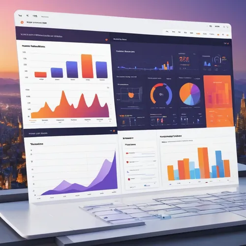 Design a visually appealing dashboard for a data analytics platform with stunning data visualizations.,data analytics,cargo software,excel,expenses management,data sheets,microsoft office,digital mark