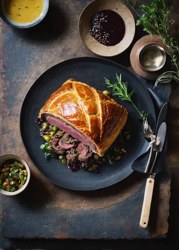 Showstopping Beef Wellington Class at Jamie Oliver's Cookery School,beef wellington,steak pie,prime rib,steak and kidney pie,black forest ham,food photography,beef pancake,roast beef,meat pie,mystic l