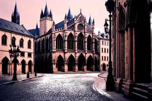 gothic architecture,maulbronn monastery,hohenzollern castle,aachen,prague castle,metz,new-ulm,medieval architecture,erfurt,city of münster,ulm minster,rhineland palatinate,wiesbaden,hohenzollern,wernigerode,marienburg,zamek malbork,gothic church,nidaros cathedral,wissembourg,Conceptual Art,Fantasy,Fantasy 33