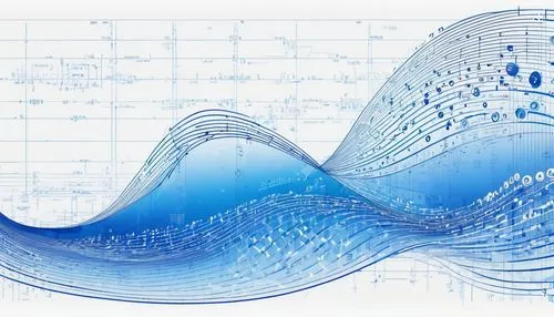 Binary Code Dream Wave of Electric Blue on Perfect Gradient,bioacoustics,wavetable,voiceprint,wavefunctions,wavelet,waveforms,wavefunction,electroacoustics,datastorm,quantization,waveform,quantize,osc