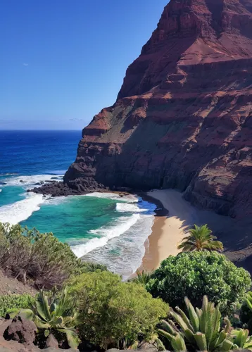 Write a suspenseful story set in El Golfo, a small coastal village.,canary islands,ascension island,napali coast,tenerife,cape verde island,cliffs ocean,kauai,duiker island,molokai,pacific coastline,r