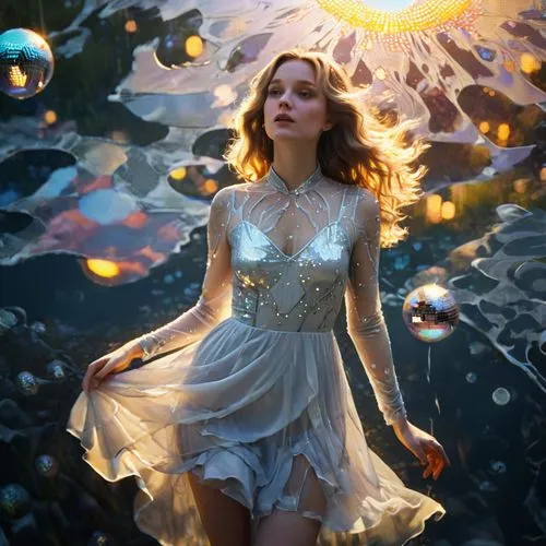 ophelia,heatherley,fairy queen,fantasy picture,enchanted,peignoir,goldfrapp,kupala,wonderland,galadriel,struzan,enchanting,fairie,sirene,seelie,persephone,faerie,fathom,cosmogirl,vintage angel,Illustration,Realistic Fantasy,Realistic Fantasy 38