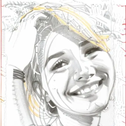 Beautiful young woman smiling at camera,coloring outline,pencils,a girl's smile,coloring picture,coloring page,vector image,yogananda,vector graphic,wpap,vector illustration,illustrator,radha,frame bo