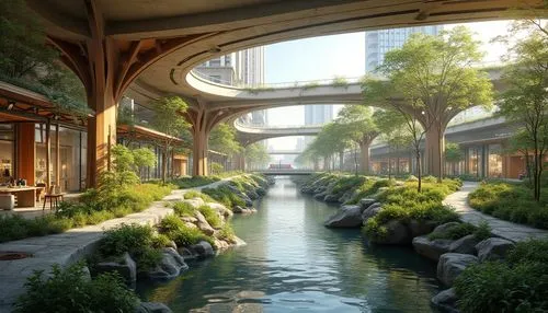 riverwoods,streamwood,waterplace,biopolis,rivercenter,wintergarden,oakbrook,waterside,sanlitun,riverside,harborplace,shimbashi,riverwalk,marunouchi,cityplace,songdo,dubay,suzhou,rivervale,walkway,Photography,General,Realistic