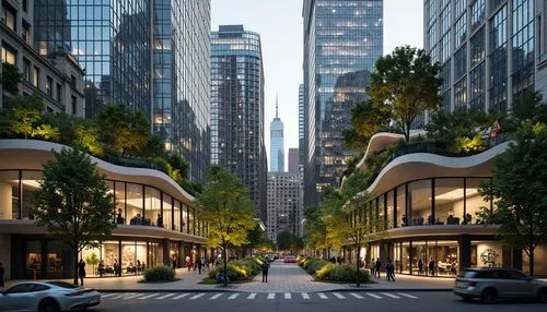 tishman,5th avenue,transbay,new york streets,hudson yards,chestnut avenue,tree-lined avenue,kimmelman,citycenter,metrotech,avenues,streeterville,cityline,streetscape,yorkville,hearst,costanera center,urban design,inlet place,tree lined avenue