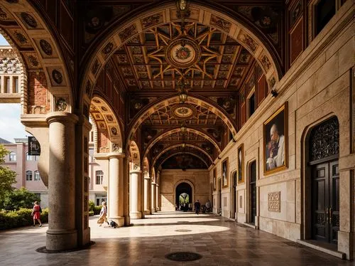 arcaded,doge's palace,alcazar of seville,uffizi,cremona,archways,cortile,arcades,sapienza,porticos,cloistered,pinacoteca,colonnades,loggia,gozzoli,corridors,ravenna,baglione,corridor,florenz