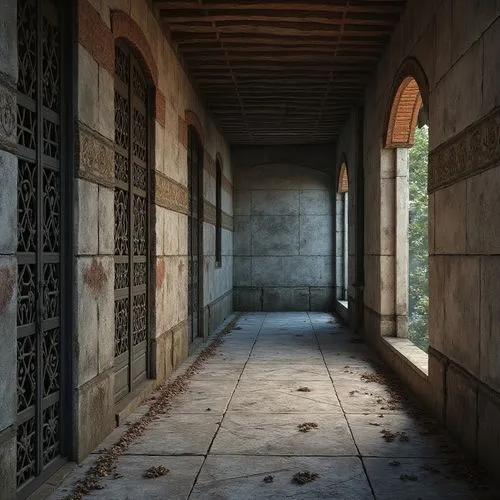 columbarium,corridor,hall of the fallen,hallway,inside courtyard,entranceway,cloister,cloisters,mausoleums,doorways,corridors,vestibule,mausoleum,entry path,undercroft,mihrab,vestibules,passageways,entranceways,crypt,Photography,General,Realistic