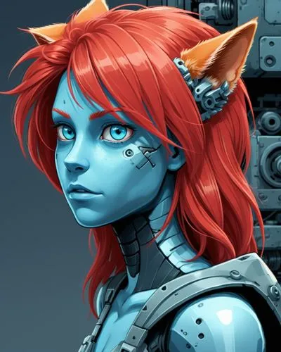 liora,andorian,liara,gali,irisa,huiraatira,Illustration,Vector,Vector 17