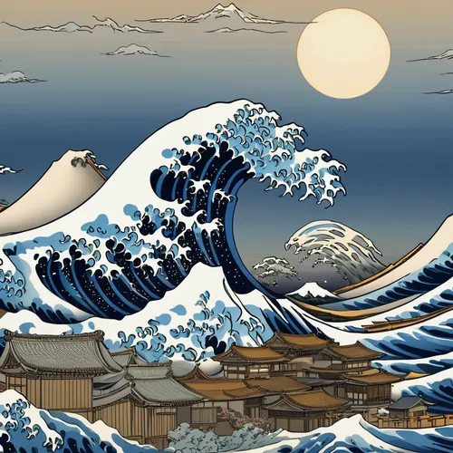 japanese waves,japanese wave,cool woodblock images,japanese wave paper,big wave,tsunami,japanese art,wave pattern,blue sea shell pattern,big waves,soba,the wind from the sea,god of the sea,waves,oriental painting,ocean waves,ocean background,rogue wave,birds of the sea,wave,Photography,General,Realistic
