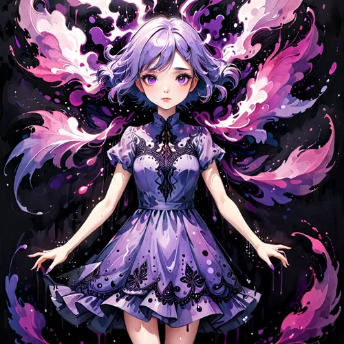 acerola,purple chrysanthemum,fairy galaxy,violet chrysanthemum,violet,veil purple,precious lilac,lilac,patchouli,anemone,celestial chrysanthemum,fae,purple lilac,evil fairy,acerola family,ultraviolet,alice,vocaloid,lilac blossom,la violetta,Anime,Anime,General