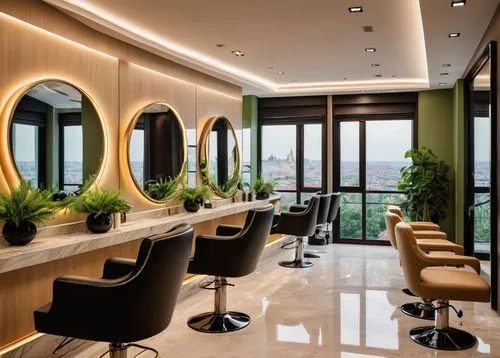 luxury bathroom,hairdressing salon,beauty room,salon,beauty salon,penthouses,barber beauty shop,sathorn,luxury home interior,interior modern design,interior decoration,salons,luxury suite,contemporary decor,modern decor,dressingroom,interior design,barrooms,periodontist,andaz,Illustration,Realistic Fantasy,Realistic Fantasy 12