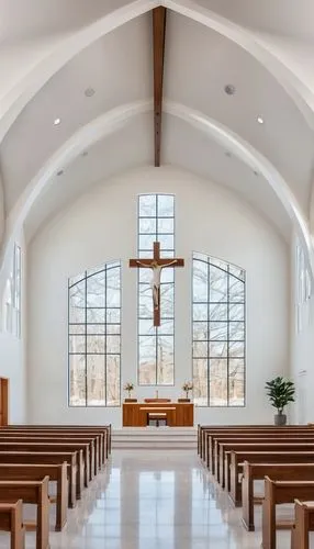 gpib,christ chapel,clerestory,sanctuary,pews,chapel,church faith,narthex,churchwide,interior view,vaulted ceiling,church religion,presbytery,gesu,interior,pcusa,nave,sspx,catholicus,gereja,Illustration,Black and White,Black and White 32