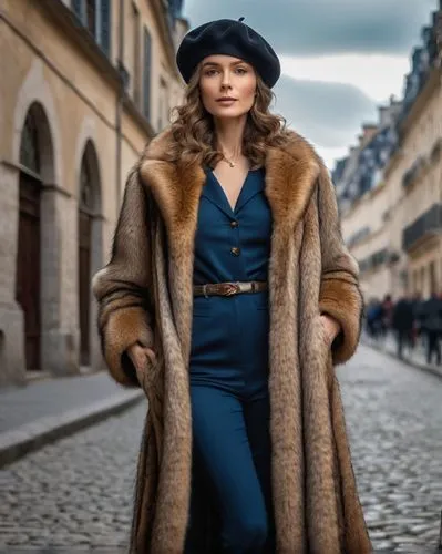 woman in menswear,overcoat,coat,long coat,paris,the hat of the woman,paris shops,coat color,vintage fashion,femme fatale,fur coat,cruella de ville,women fashion,menswear for women,the hat-female,fur clothing,orsay,beret,old coat,trench coat,Photography,General,Natural