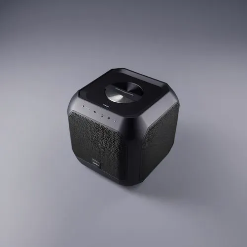 A SPEAKER SAME COLOR,an electronic device is sitting on the table,fidget cube,cube surface,magic cube,ball cube,hasselblad,chess cube,Photography,General,Realistic