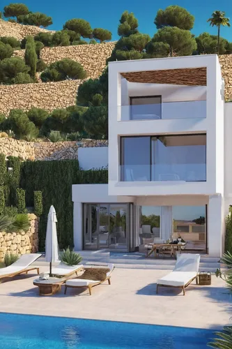 holiday villa,the balearics,dunes house,luxury property,modern house,ibiza,holiday home,villas,provencal life,balearic islands,balearica,luxury real estate,house by the water,mediterranean,mykonos,villa,terraces,private house,summer house,3d rendering,Conceptual Art,Daily,Daily 15