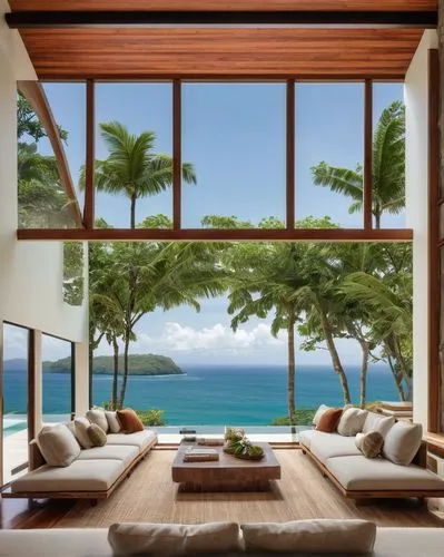 amanresorts,beach house,mustique,oceanfront,cabana,beachfront,ocean view,tropical house,beachhouse,oceanview,palmilla,lanai,holiday villa,window with sea view,sunroom,luxury home interior,palmbeach,hawaii,kahala,coconut palms,Illustration,Paper based,Paper Based 18