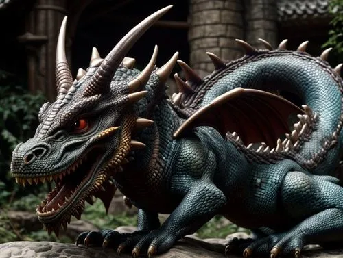 Dragon ,dragon of earth,black dragon,cynorhodon,schleich,dragon,gorgonops,draconic,forest dragon,wyrm,green dragon,saurian,basilisk,dragons,dragon li,fire breathing dragon,dragon design,drago milenari