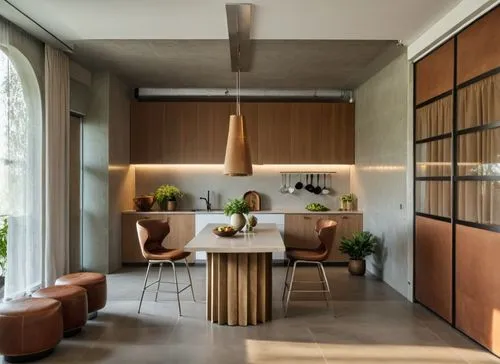 modern kitchen with a table and stools,modern kitchen interior,modern kitchen,kitchen design,contemporary decor,minotti,kitchen interior,modern decor,modern minimalist kitchen,interior modern design,l