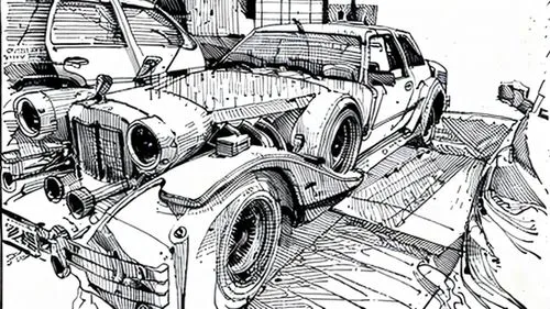 car drawing,scrap truck,illustration of a car,pickup-truck,scrap car,truck,austin fx4,land rover defender,ford truck,pickup truck,engine truck,trucks,tow truck,junkyard,ford pilot,rust truck,old vehicle,armored car,land rover series,junk yard