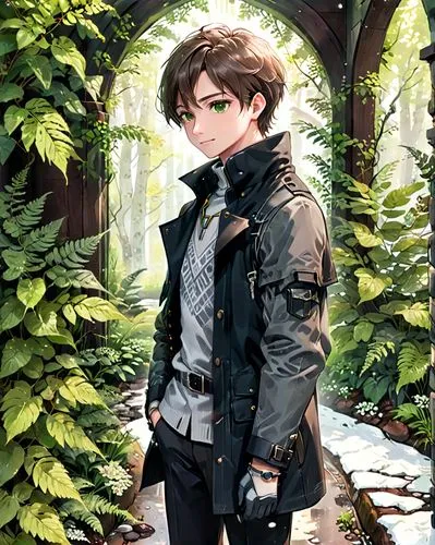 stahl,bns,edmond,lukas,jacket,oikawa,machias,forest background,eguren,outer,levi,eren,parka,bonnefoy,squall,horikawa,dazhao,hunter,connor,soren,Anime,Anime,General