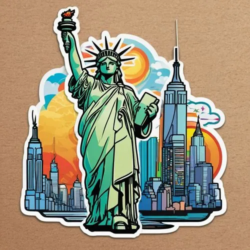 lady liberty,liberty enlightening the world,clipart sticker,statue of liberty,liberty statue,usa landmarks,the statue of liberty,sticker,big apple,liberty,stickers,new york city,queen of liberty,new york,newyork,wall sticker,fridays for future,unites states,liberty island,manhattan,Unique,Design,Sticker