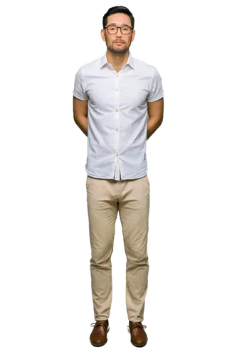 png transparent,khaki pants,transparent background,transparent image,white-collar worker,men clothes,standing man,portrait background,dress shirt,advertising figure,on a transparent background,3d model,facebook pixel,polo shirt,white background,male poses for drawing,square background,hyperhidrosis,sales person,cargo pants,Illustration,Paper based,Paper Based 04