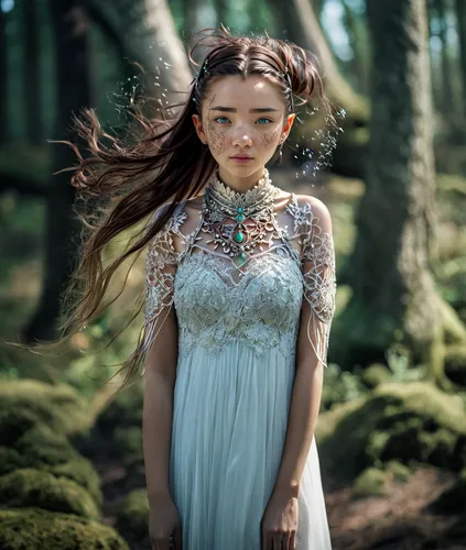 faerie,faery,elven,mystical portrait of a girl,dryad,fairy queen,the enchantress,fae,girl in a wreath,fantasy portrait,elven flower,wood elf,ballerina in the woods,fairy peacock,little girl fairy,enchanting,child fairy,fairy tale character,celtic queen,bjork