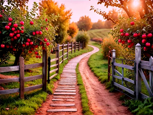 apple orchard,appleworks,pathway,landscape background,apple trees,orchards,orchard,fruit fields,apple plantation,autumn landscape,vegetables landscape,farm gate,rural landscape,way of the roses,hedgerows,farm landscape,red apples,home landscape,nature background,crabapples,Photography,Fashion Photography,Fashion Photography 02