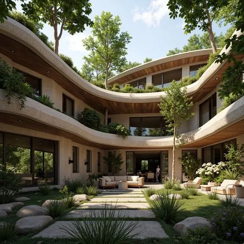 3d rendering,fallingwater,streamwood,courtyards,render,futuristic architecture,landscaped,atriums,terraces,ecovillages,apartment complex,interlace,residential,renderings,cochere,3d rendered,kifissia,apartments,renders,courtyard