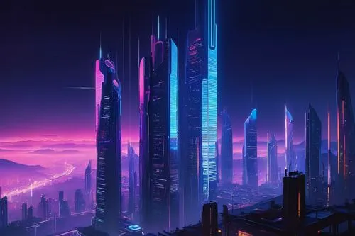 futuristic landscape,cybercity,cityscape,cybertown,futuristic,metropolis,cyberia,cyberport,cyberpunk,fantasy city,cyberworld,synth,areopolis,coruscant,scifi,vast,vanu,polara,skyscrapers,kaidan,Conceptual Art,Sci-Fi,Sci-Fi 23