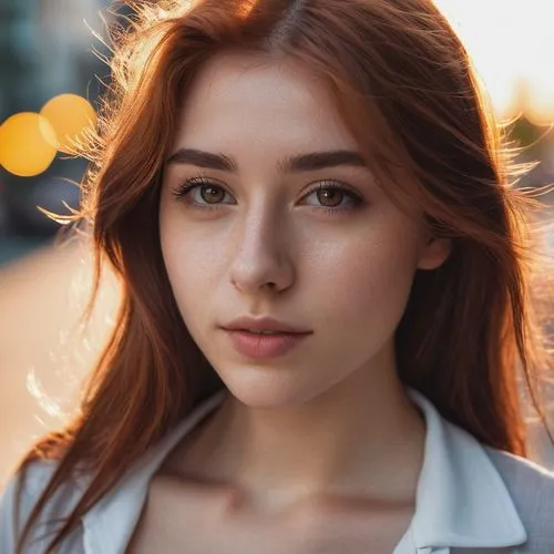 girl portrait,daphne,greta oto,white coat,romantic portrait,orange color,hazel,nora,eurasian,isabel,young woman,eufiliya,samara,portrait of a girl,danila bagrov,natural cosmetic,bylina,daisy rose,aeriel,heterochromia,Photography,Documentary Photography,Documentary Photography 09