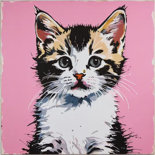 pink cat,warhol,andy warhol,cat portrait,the pink panter,tabby cat,cat frame,cool pop art,modern pop art,cat vector,popart,calico cat,young cat,domestic cat,pop art,domestic short-haired cat,pet portrait,cat image,cartoon cat,pink panther,Conceptual Art,Graffiti Art,Graffiti Art 06