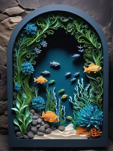 aquarium decor,aquarium,fish tank,freshwater aquarium,ornamental fish,aquarium inhabitants,reef tank,aquarium lighting,aquariums,acquarium,coral reef fish,mermaid background,underwater oasis,fire screen,under the sea,underwater landscape,coral reef,aquarium fish feed,underwater playground,underwater background,Unique,Paper Cuts,Paper Cuts 09