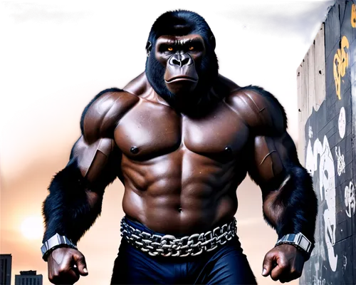 silverback,king kong,gorilla,ape,kong,gorilla soldier,primate,great apes,chimp,bodybuilding,chimpanzee,the monkey,war monkey,body building,bodybuilder,strongman,muscle man,monkey,baboon,the animal,Conceptual Art,Sci-Fi,Sci-Fi 30