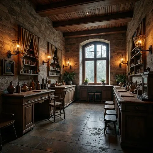 victorian kitchen,inglenook,kitchen interior,the kitchen,dining room,breakfast room,kitchen,kitchens,scriptorium,vintage kitchen,schoolroom,dark cabinetry,tile kitchen,sacristy,cabinetry,home interior,great room,schoolrooms,assay office in bannack,wooden windows