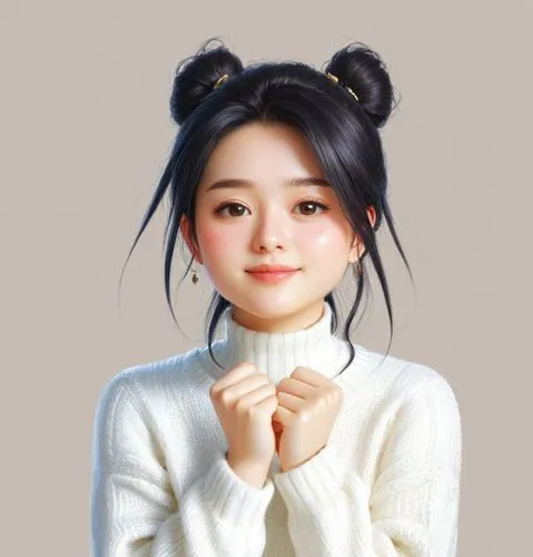 hanqiong,xiuqiong,qiong,huayi,zhiyuan,kawaii panda emoji,Illustration,Japanese style,Japanese Style 18