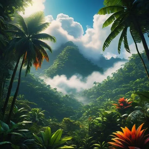 tropical forest,tropical jungle,tropical floral background,tropical island,full hd wallpaper,tropical bloom,neotropical,tropics,nature background,hawai,tahiti,tropical flowers,hd wallpaper,nature wallpaper,palmtrees,tropical greens,tropical tree,beautiful wallpaper,aloha,cartoon video game background,Photography,Documentary Photography,Documentary Photography 09