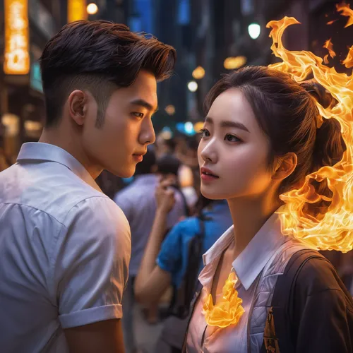 korean drama,fire dance,fire artist,fire heart,burning hair,fire-eater,dragon fire,dancing flames,kdrama,the conflagration,burning torch,flame spirit,kimjongilia,fire eaters,fire and water,smouldering torches,fire poi,combustion,fire eater,spark fire,Conceptual Art,Daily,Daily 07