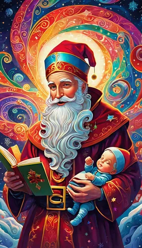 Write a heartwarming story about Saint Nicholas spreading joy to a lonely child during Christmas.,santa claus,saint nicholas,saint nicholas' day,santa,christmas santa,santa claus at beach,father chris