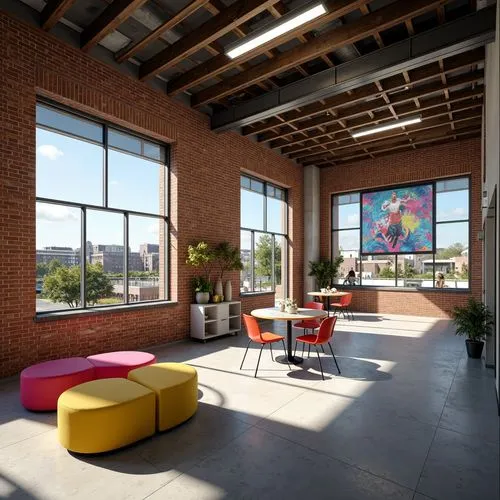 loft,lofts,modern office,offices,daylighting,conference room,modern decor,contemporary decor,creative office,penthouses,collaboratory,meeting room,apartment lounge,working space,hoboken condos for sale,bureaux,furnished office,workspaces,3d rendering,interior design