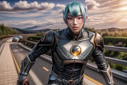 nova,chrome steel,eris,sprint woman,silver arrow,symetra,digital compositing,electro,chrome,zero,road dolphin,merc,aqua,tiber riven,silphie,cosplay image,photomanipulation,steel,head woman,alm